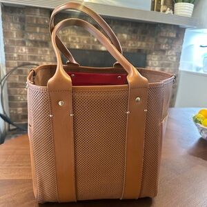 Clare V perforated le box tote
